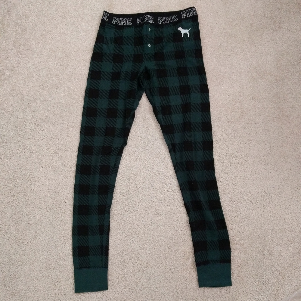 Victoria's Secret Pink thermal sleep leggings, med